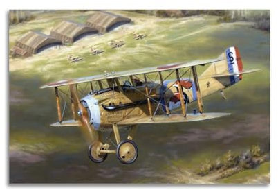 YQXTRB Poster im Vintage-Stil des 1. Weltkriegs, Spad XIII, Militärflugzeug, dekoratives Gemälde, Leinwand, Wandposter und Kunstdruck, moderne Familienschlafzimmer-Dekoration, Poster, 40 x 60 cm