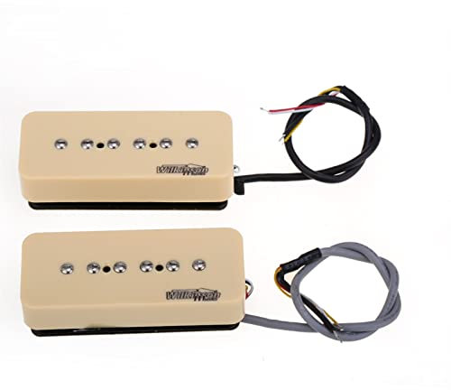 Creme-Keramik-Single-Spulengroße Humbucker-Pickups Set Für Sg/Lp. Elektrische Gitarre Zubehör