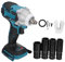 jojofuny 1ensemble Clé à Choc Électrique Sans Fil Rechargeable Professionnel Avec Couple Élevé Pour Démontage Et Entretien Automobile Compatible Avec Batteries Batterie