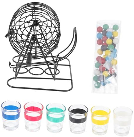 ORFOFE Macchinetta Per La Lotteria Giocattolo Bicchiere Da Vino, Oggetti Di Scena Per Giochi Da Tavolo, Accessorio Leggero Per Feste, Bar, Ristoranti e Attività Ricreative