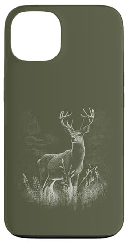 Hülle für iPhone 13 Hirsch im Wald Natur Tiere Hirschliebhaber