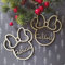 Bolas árbol de Navidad Personalizadas con Nombre de Madera, Adorno Original Decoracion navideña Esfera grabada Natal Madera sostenible con Cuerda incluida (Minnie)