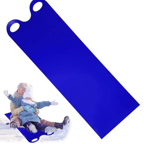 Comebachome Schlitten für Schnee, 54x18 -Zoll Flexibler Roll -Up -Schlitten, Wiederverwendbare Rollschieberie, Leichter Fliegender Teppich, tragbares Schneebrett für Kinder und Erwachsene