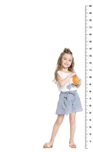 Kinder-Wandaufkleber, Höhenanzeige, Kleberlineal, tragbare Wandaufkleber, Höhenmessung, abnehmbare Wanddekoration, Messlatte, Lineal, Aufkleber für Schlafzimmer, Kindergarten