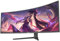 Gawfolk 49 Pouces Écran PC d'ordinateur de Jeu 1500R Ultra-Large incurvé, DFHD (3840×1080), 165Hz, 1MS, FreeSync, 120% sRGB, Moniteur réglable en Hauteur, HDMI2.0、DP1.4, VESA 100 * 100mm-Noir