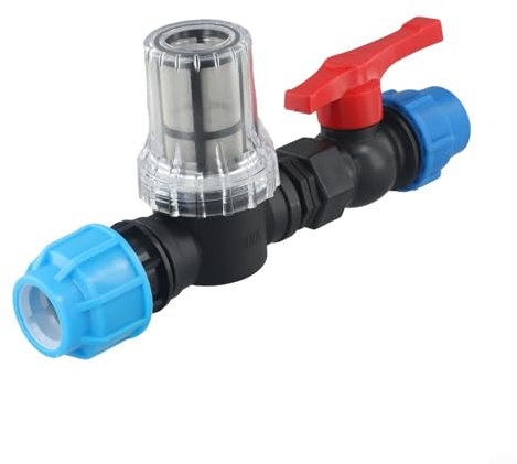 Filtre à eau pour tuyau d'eau, filtre à eau de jardin, 20/25/32 m, filtres à eau avec tube en plastique, filtres à connecteur rapide pour irrigation goutte à goutte de jardin (32 mm)