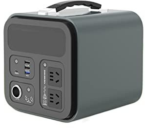 HTDRE Centrale électrique Portable 1000 W, générateur Solaire 300 W, Alimentation extérieure 550 W, Batterie Externe 12 V CC à 230 V, onduleur (Couleur : 500 W, Taille : E)