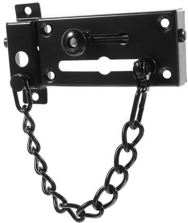 Vaguelly 1 Satz Torschloss einbruchschutz mietwohnung Sicherheitsschlösser für Türen im Innenbereich Türschloss Kette türschloss aus edelstahl Kettenschloss aus Edelstahl Rostfreier Stahl