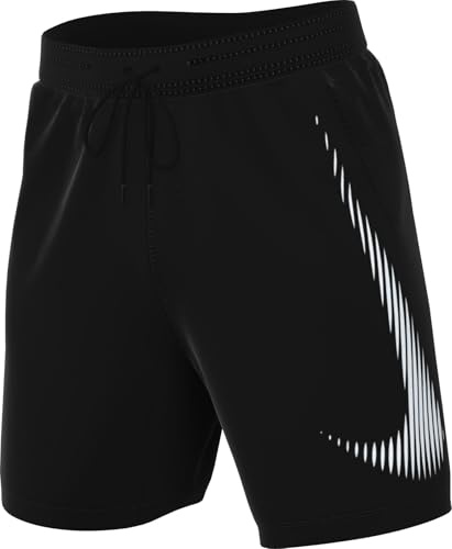 Nike Form Vielseitige Dri-Fit Herrenshorts Ohne Futter (Ca. 23 cm), Black/White, HJ4045-010, L