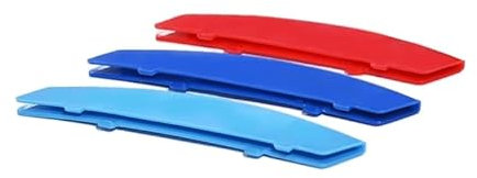 3PCS Frontgrill Einsatz Streifen Kühlergrill für BMW 5er F10 F11 2011-2013 (12 Grills), Kühlergrill Zierleiste Front-Kühlergrille Einsätze Auto Grilleinsatz Kühlergrill Trim Zubehör