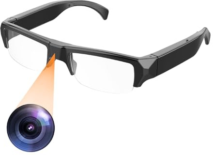 DUVIX Mini Camera Glasses with 64GB Card HD 1080P Video Glasses with Motion Detection for Outdoor Indoor