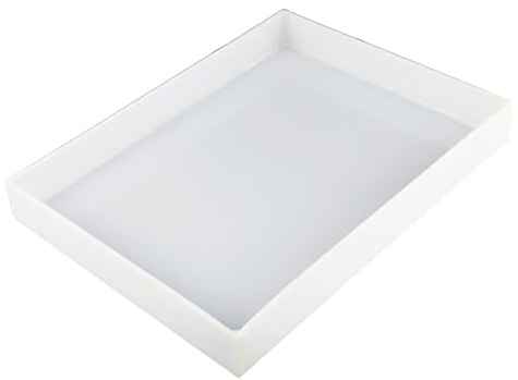 Leak-proof PP Plastic Drip Tray - 24x24in AC Drain Water Pan Oil Drip Pan for Plants Labs Home Kitchen Bathroom Factory & Pet Care (60x60x5cm)