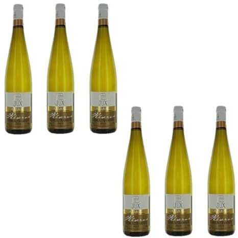 Lot 6x Vin blanc Alsace Gewurztraminer AOP - Bouteille 750ml