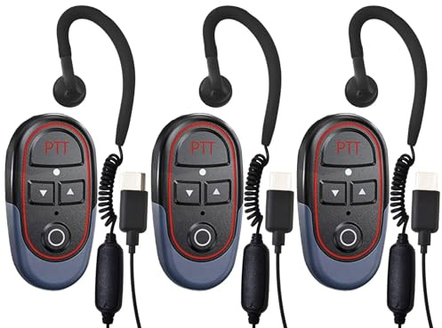 ELIDAIP T-M10P Super Mini Walkie Talkies mit Headsets KI-Sprachsteuerung