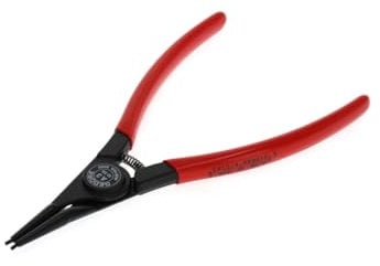 GEDORE Circlip pliers for outer circlips, With opening spring/finger protection, Straight jaws, Tip dia. 2.3 mm, 8000 A 3