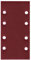 50x Schleifpapier 93 x 184 mm 8 Loch Körnung 40-180 Schleifblatt Schwingschleifer (50x Körnung 120)