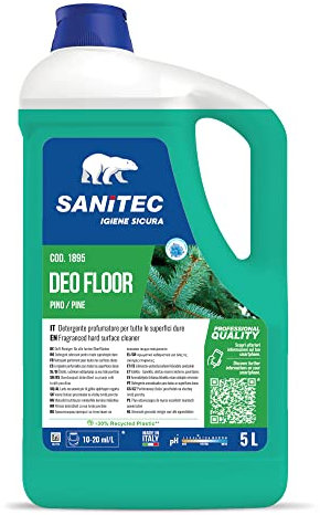 Deo Floor Detergente Deodorante per Superfici Dure, 5 kg - Pino