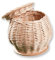 Zita's Creative Bastelset - Korb mit Deckel, Flechten, Korbflechten, Schilf Set, Peddigrohr, Flechtmaterial, Flechtset, Rattan