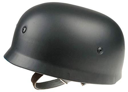 OAREA WWII German Fallschirmjager M38 Stahlhelm mit Lederfutter Mud Fallschirmjägerhelm Zweiter Weltkrieg Deutscher M38 Helm