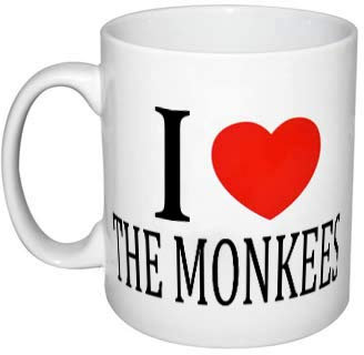EC C186 I Love The Monkees Mug, Ceramic