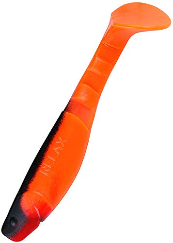Relax Kopyto Shad Gummifisch 6 15 cm 5 Stück 072 Japan Rot Schwarz
