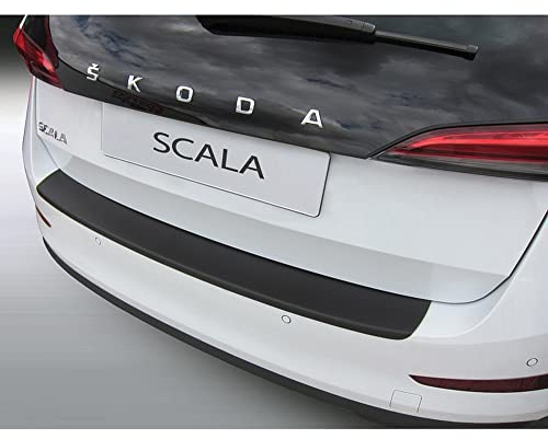 RGM RBP183 Ladekantenschutz Hinten Kompatibel mit SKODA Scala Schrägheck | kompatibel mit Skoda Scala 2019- Schwarz