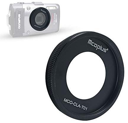 Mcoplus MCO-CLA-T01 Bague d'adaptation de filtre pour Olympus Tough TG-6 TG-5 TG-4 TG-3 TG-2 TG-1 en tant que convertisseur d'objectif grand angle Olympus Fish Eye, remplace Olympus CLA-T01