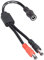 Aquatlantis Tecatlantis Splitter Cable Rot/Schwarz, Red/Black, 12952