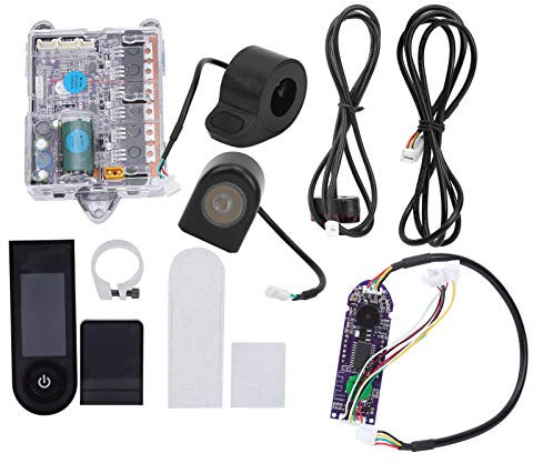 Elektroroller-Controller-Board Kit (Motherboard, Bluetooth-Karte mit Kabel, Scheinwerfer, Gaspedal, Rücklicht usw.), Skateboard Digital Display Rücklicht für XIAOMI