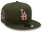 New Era Los Angeles Dodgers 9Fifty Snapback Cap MLB Baseball Oliv grün LA Teamlogo - S-M (6 3/8-7 1/4)