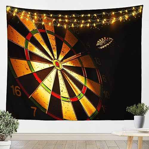 Sxakswol Wandteppich Groß Darts Wandteppich 200x150 Wandbehang Sport, Tapisserie 3D Wandtuch Aesthetic Wandteppiche für Wohnzimmer Schlafzimmer Wohnheim Wanddeko