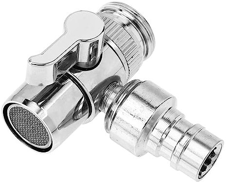 GANAZONO Umschaltventil Für Wasserleitungen Spülmaschinenschlauch Zapfhahn Im Freien Hahnumstelladapter Umschaltventil Adapter Hahnumschaltventil Geschirrspüler Alles Bronze Einlassrohr