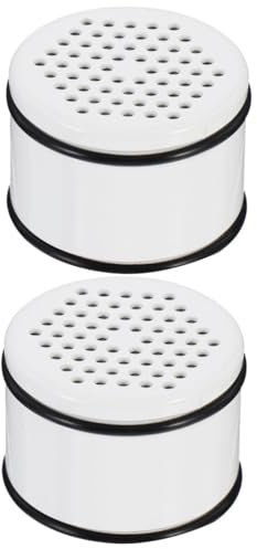 Housoutil 2 Stk Filter Element Wasserfilter Nd-filter Duschkopf-enthärter Duschfilter Für Zu Hause Kn-filter Duschfilter Aus Kohle Siebe Duschreiniger Weiß Komponente Plastik Ein Bad Nehmen