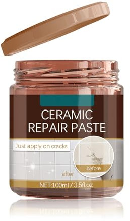 Cracked Repair Paste - 100ML Tile Repair Ceramic, Repair Kit, Porcelain Repair Paste, Ceramic Tile Repair Paste, Ceramics Enamel Fiberglass Porcelain Acrylic Repair Kit For Tub Shower Scratch