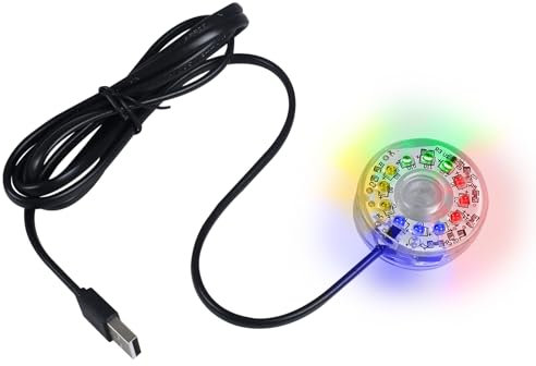 Aquarium Unterwasser Licht, DC 5V 1W USB LED Aquarium Licht, Mini Aquarium Pflanzenlicht Dekoration Lampe für Aquarien Fische Tank