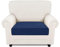 Easy-Going Stretch Sofa Sessel Überzug, 1 Stück Universeller Rutschfester Sesselbezug Sitzkissenbezug, Waschbarer Jacquard Sofaschutz Hund Katze, Kuscheliger Sofa Couch Cover, 1 Sitzer, Navy