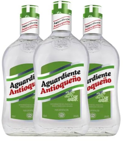 Orujo Aguardiente Aguardiente Antioqueño 70 cl (Caja de 3 Botellas de 70 cl)