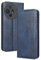 RankOne Étui Portefeuille pour TCL 50 NXTPAPER 5G / TCL 50 Pro NXTPAPER 5G (6.8 inches), Étui en Cuir À Rabat Magnétique avec Fentes pour Cartes Bleu