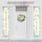 Kreatwow Sage Green Happy 40th Birthday Door Banner Sage Green 40th Birthday Door Decorations 40th Birthday Porch Sign Banner 40th Birthday Decorations Sage Green for 40 Years Old Women Man