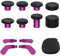 KD.FLY 13-in-1 Metal Thumbsticks Replacement Kits for Xbox Elite Series 2 – Includes Magnetic Joysticks, Paddles, Silicone Caps, Storage Bag, Black&Rose
