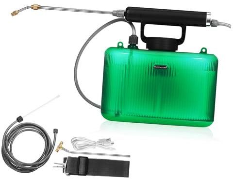 Sosoport Elektrisches Sprühgerät Akkubetriebenes Sprühgerät Sprühpumpe Angetriebenes Sprühgerät Bewässerungssprüher Gartensprüher Pumpsprüher Für Den Garten Power-Spray Green Plastik Pp