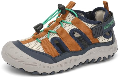 Mishansha Sandali Sportivi Bambino Punta Chiusa 24-38 EU | Scarpe Trekking, Traspirante, Bambini, Outdoor, Spiagge, Escursionismo