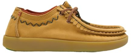 Satorisan - Kwahu Rustic - Wallaby Mokassin Damen - Leder und Textil Mokassins Bequem, Nachhaltig und Dauerhaft - Farbe Peanut W - Größe 38