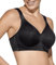 Selene, Reggiseno Donna con Fascia Anatomica, Spalline Larghe Comfort e Imbottitura, Senza Ferretto, Collezione Eloisa, Colore Nero, Taglia 5 D