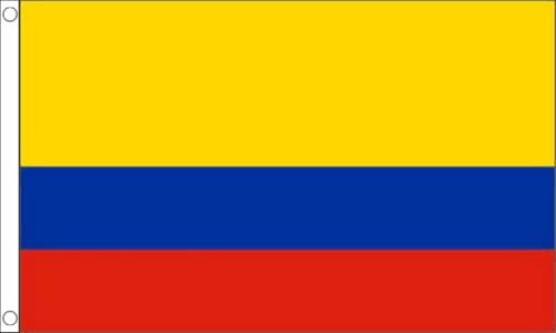 Bandera de Colombia gigante de 8 x 5 pies FlagSuperstore