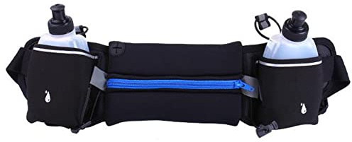 Bauchtasche Laufwasserflasche Handytaschen Marathon-Gürtel für Reisen, Wandern, Radfahren