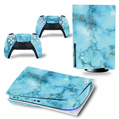Autocollant Skin Pour PS5 Disc Edition & Digital Console Et Manette Vinyl Cover Skins Wraps Scratch Resistant, Compatible Avec Pour 557096 Revêtement(Digital Edition)