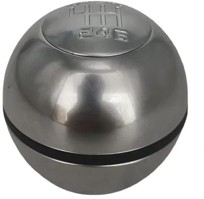 QGBKLZNZHP Schaltkopf Schaltknauf Für Jeep Für Renegade 2014-2020 Schaltknauf Hebel Stick Shifter Metall Manuelle Selector Griff Ball 6 Geschwindigkeit Schaltknäufe