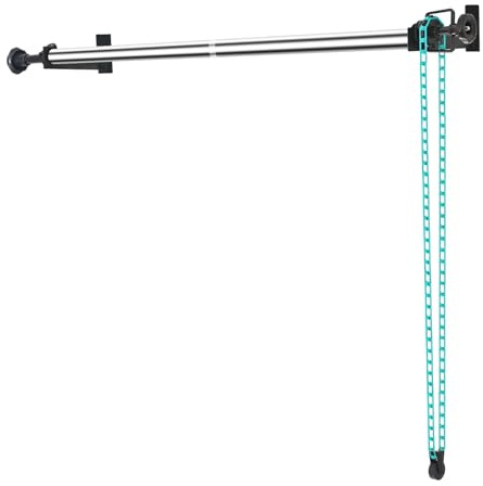 MagicLine Photography Backdrop 1 Roller Support System, 118 Wall Mount Manual Background Holder for Ceiling/Light Stand,Crossbar for Heavy Duty Backdrop Stand for Small&Home Studio (Stability)