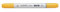 COPIC Ciao Marker Typ Y - 38, Honey, vielseitiger Layoutmarker, mit einer mittelbreiten und einer Brush-Spitze